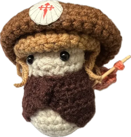 Personalized handmade Tiny Pilgrim doll