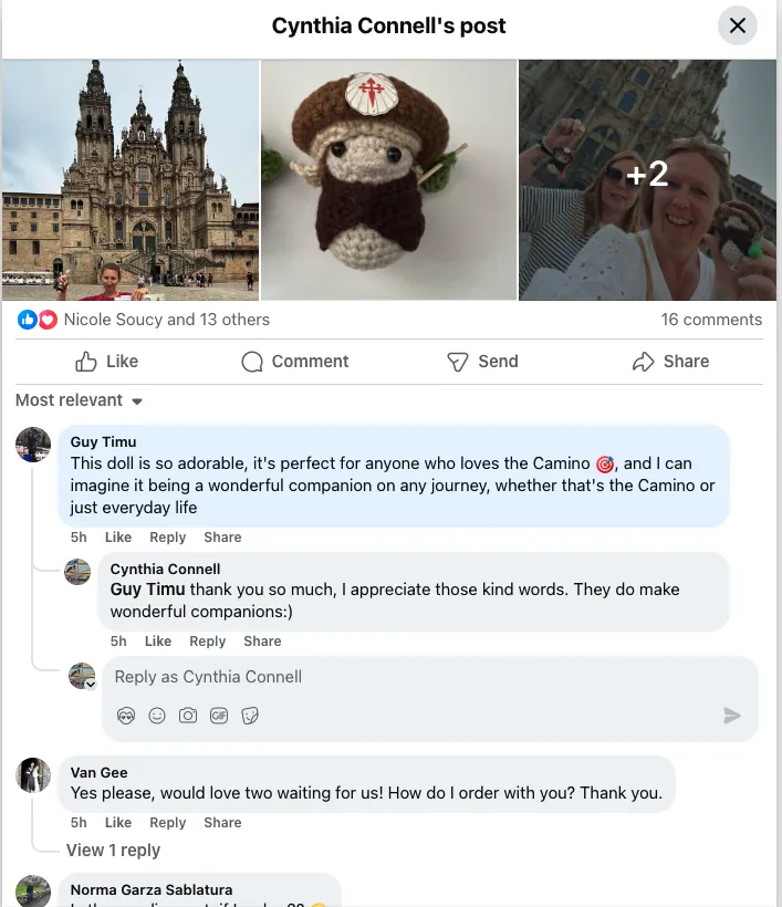 Customer feedback and photos of Tiny Pilgrim